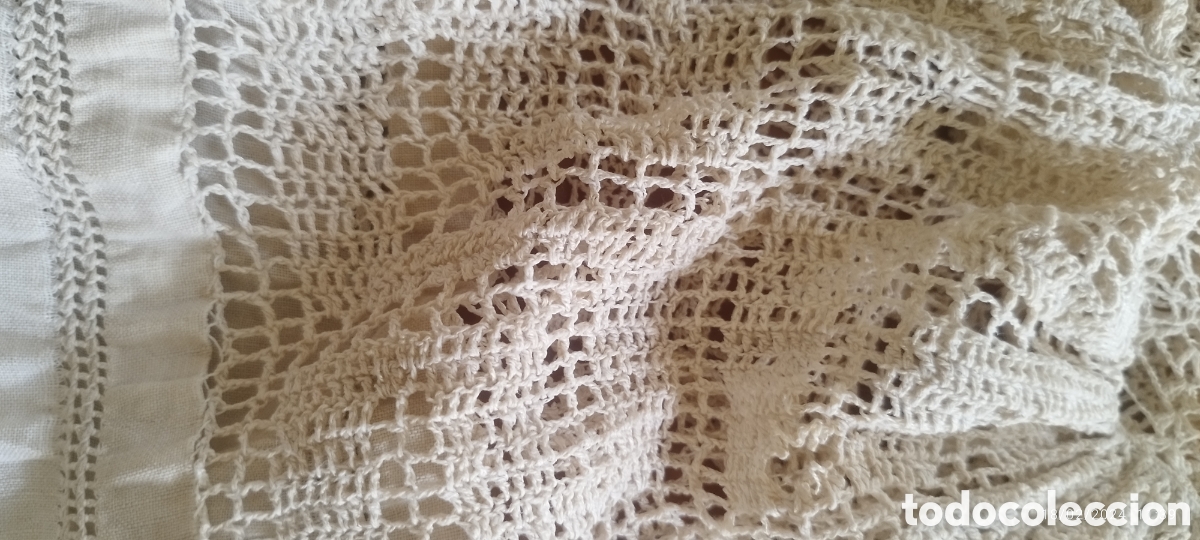 Vintage: Cubre pantallas de hilo - Foto 2