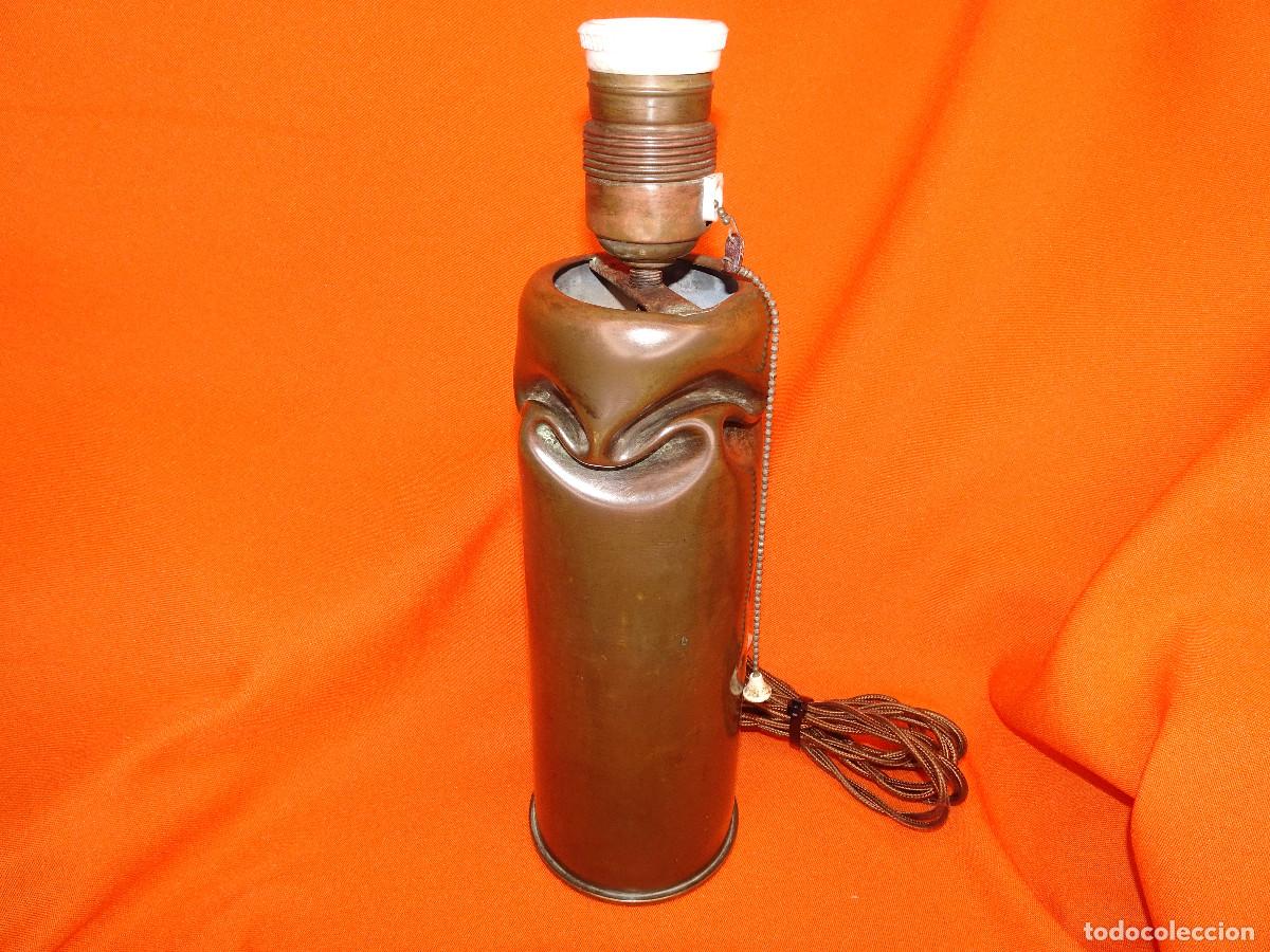 Vintage: Lampara en bronce,base,sobremesa. - Foto 1