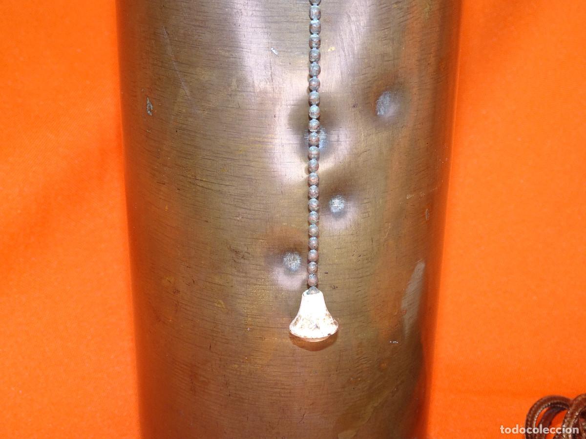 Vintage: Lampara en bronce,base,sobremesa. - Foto 7