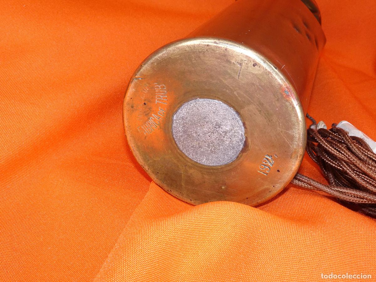 Vintage: Lampara en bronce,base,sobremesa. - Foto 10