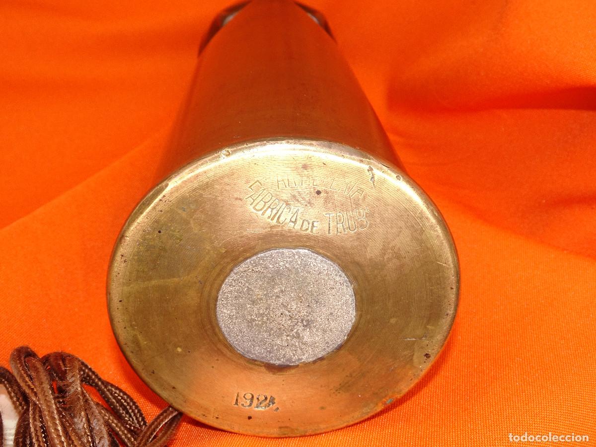 Vintage: Lampara en bronce,base,sobremesa. - Foto 11