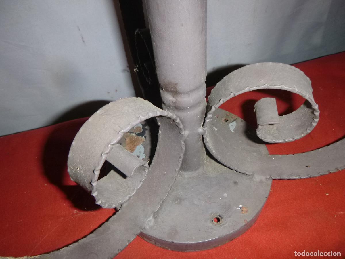 Vintage: LAMPRAS FAROLE S HIERRO FORJA - Foto 4