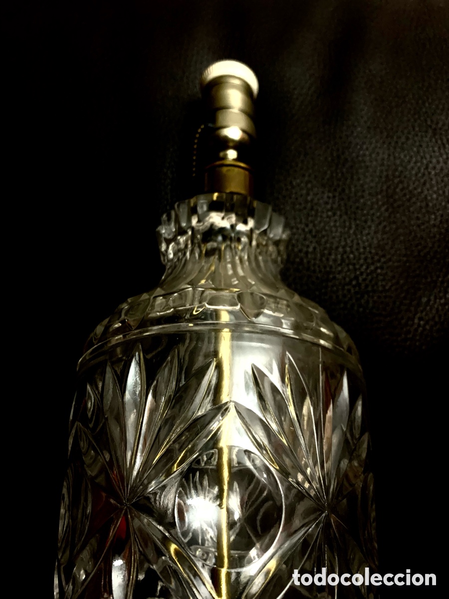 Vintage: L&Aacute;MPARA VINTAGE DE CRISTAL - Foto 14