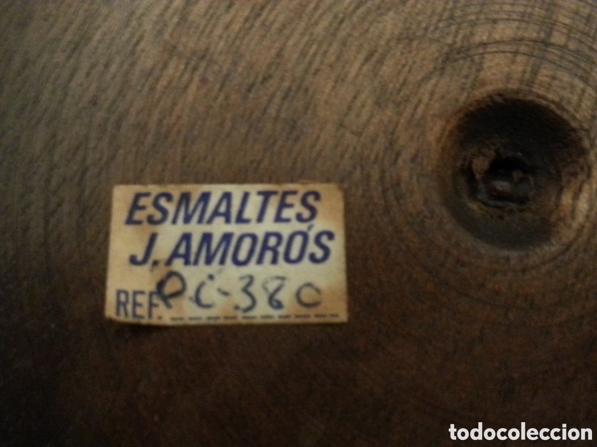 Vintage: L&aacute;mpara de Esmaltes J. Amor&oacute;s - Foto 8