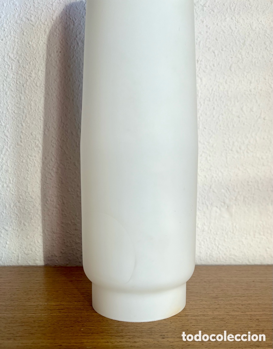 Vintage: Tulipa blanca opalina. Grandes dimensiones. - Foto 5