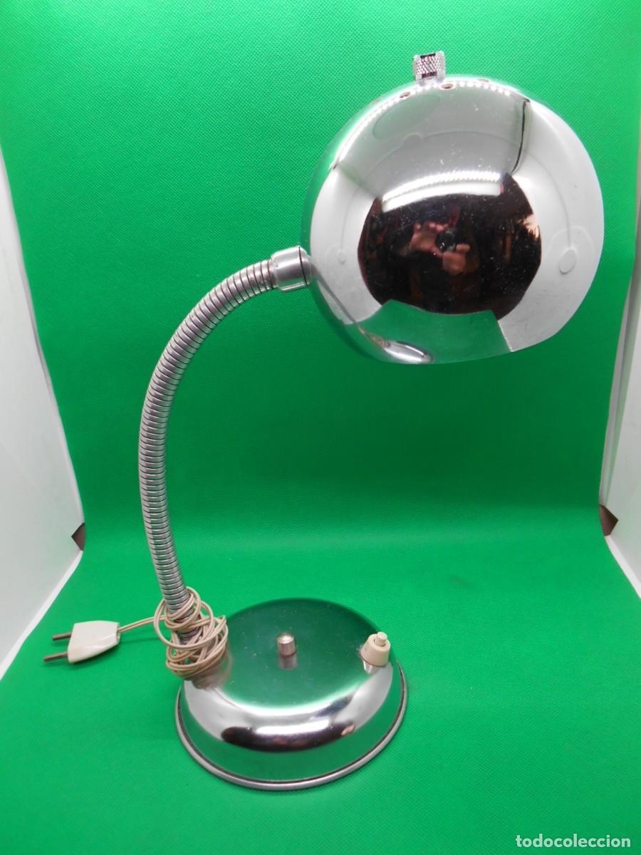 Vintage: FLEXO CROMADO VINTAGE - SPACE AGE - EYEBALL - - Foto 1