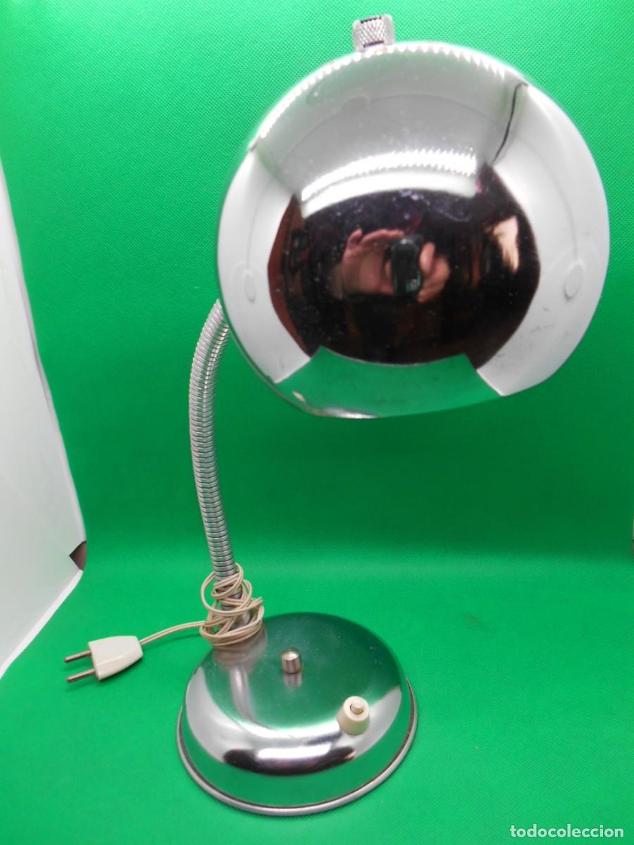 Vintage: FLEXO CROMADO VINTAGE - SPACE AGE - EYEBALL - - Foto 2