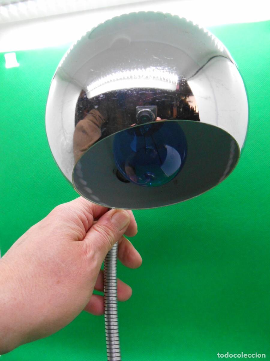 Vintage: FLEXO CROMADO VINTAGE - SPACE AGE - EYEBALL - - Foto 4