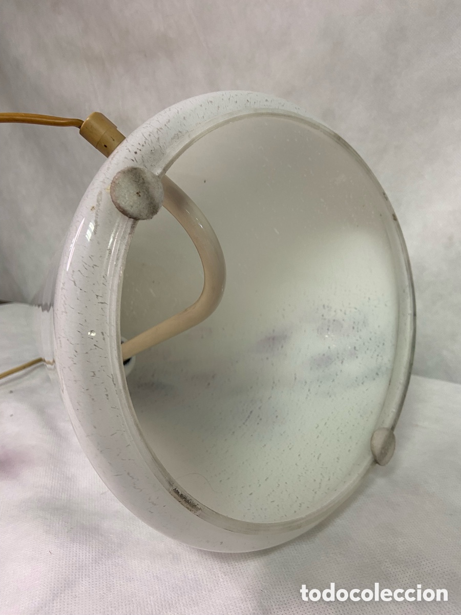Vintage: L&aacute;mpara sobremesa Cristal de Murano - Foto 4