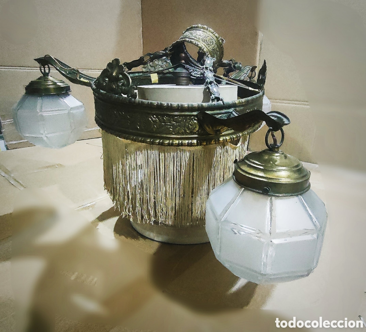Vintage: Lampara techo modernista - Foto 2