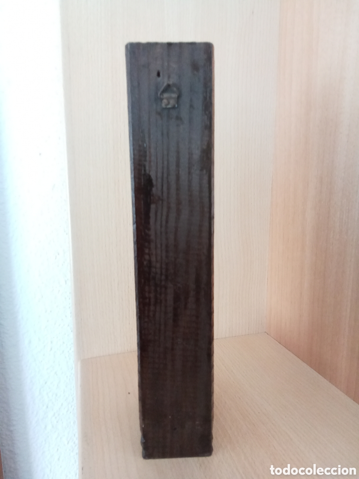 Vintage: Portavelas de madera tallada - Foto 3
