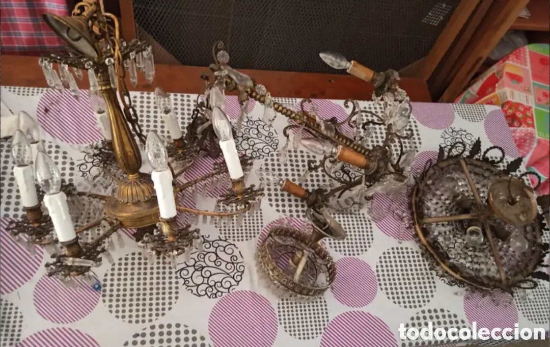 Vintage: L&aacute;mparas de l&aacute;grimas antiguas - Foto 1