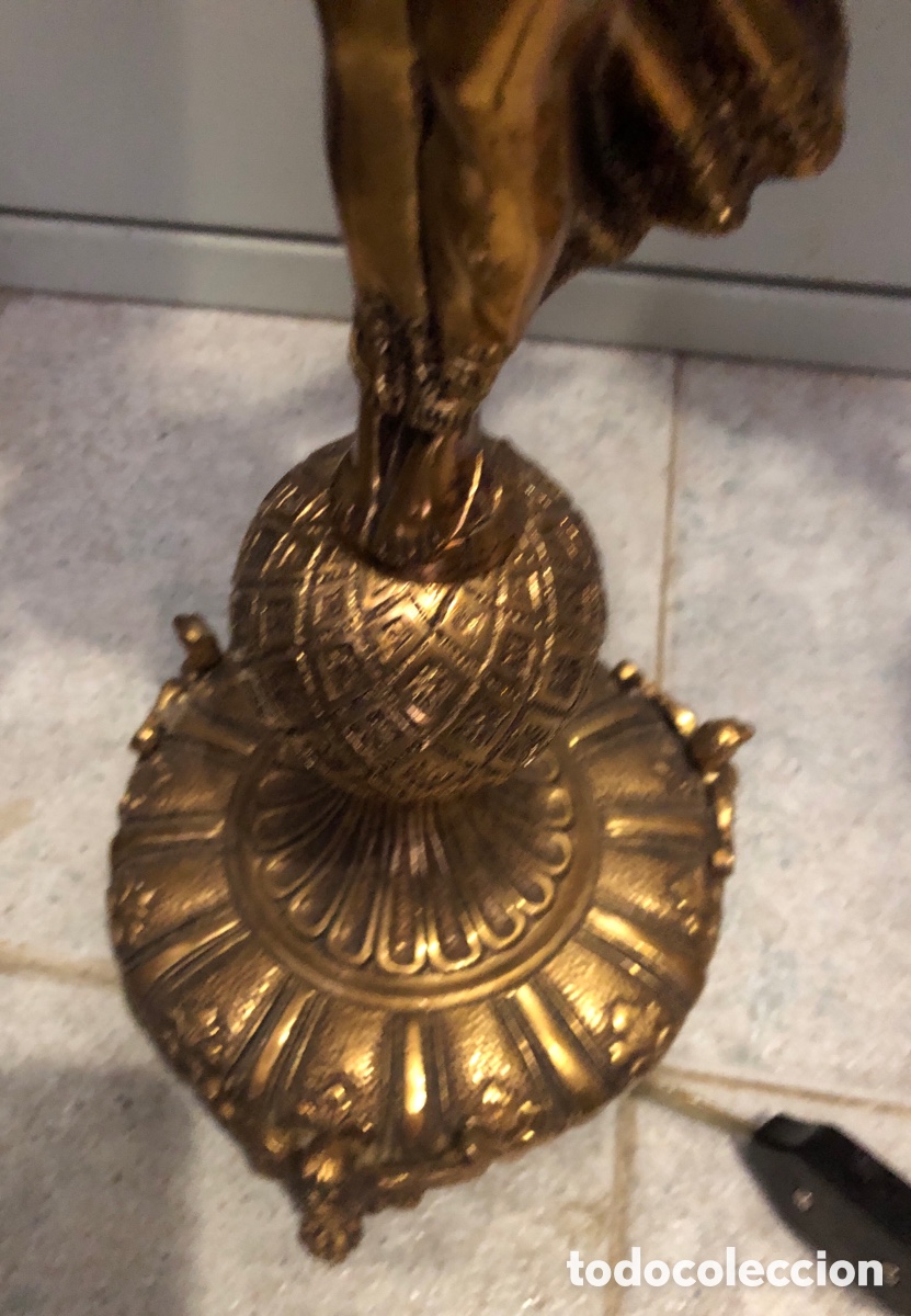 Vintage: BRONCES ARTISTICOS-PAREJA DE CANDELABROS 6 BRAZOS. - Foto 7