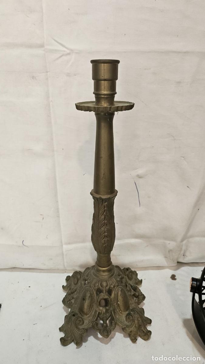 Vintage: candelabro de metal antiguo - Foto 1