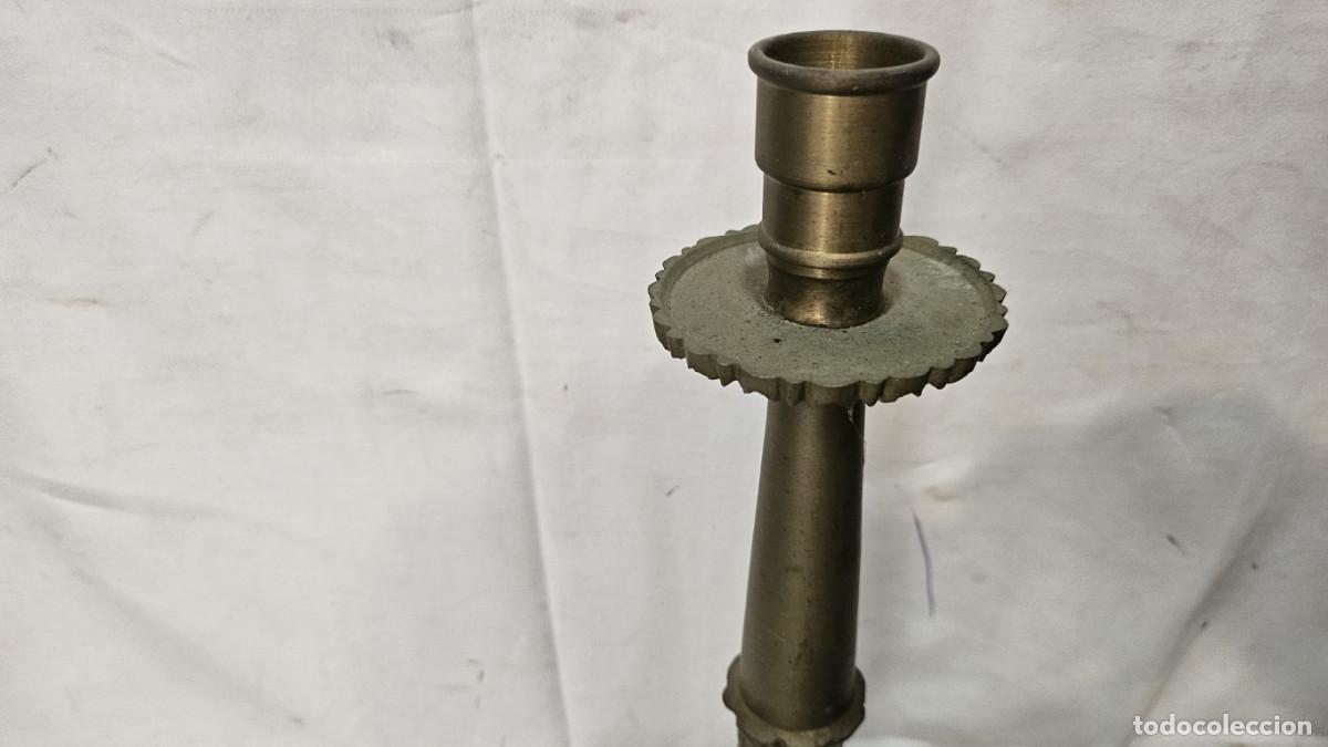 Vintage: candelabro de metal antiguo - Foto 5