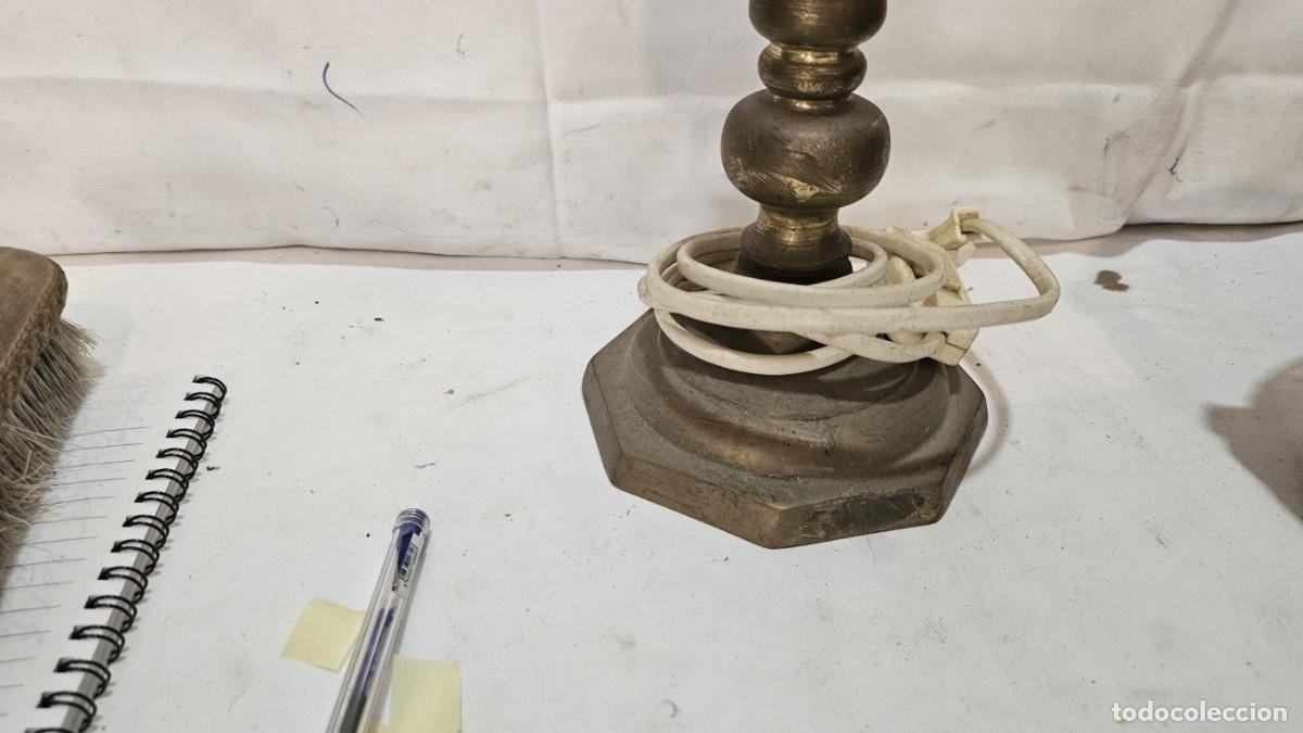 Vintage: candelabro de metal antiguo - Foto 4