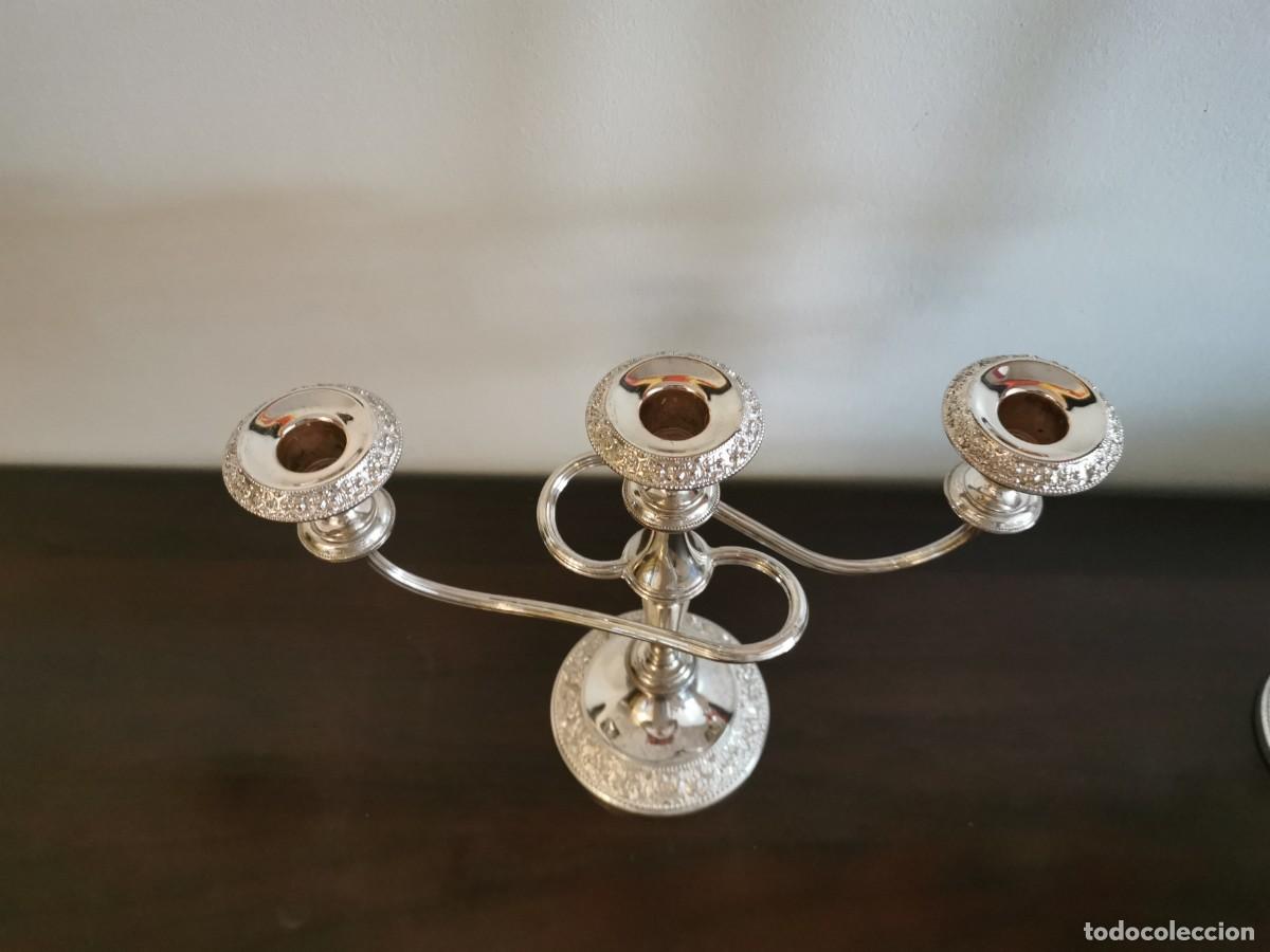 Vintage: CANDELABROS INGLESES - Foto 3