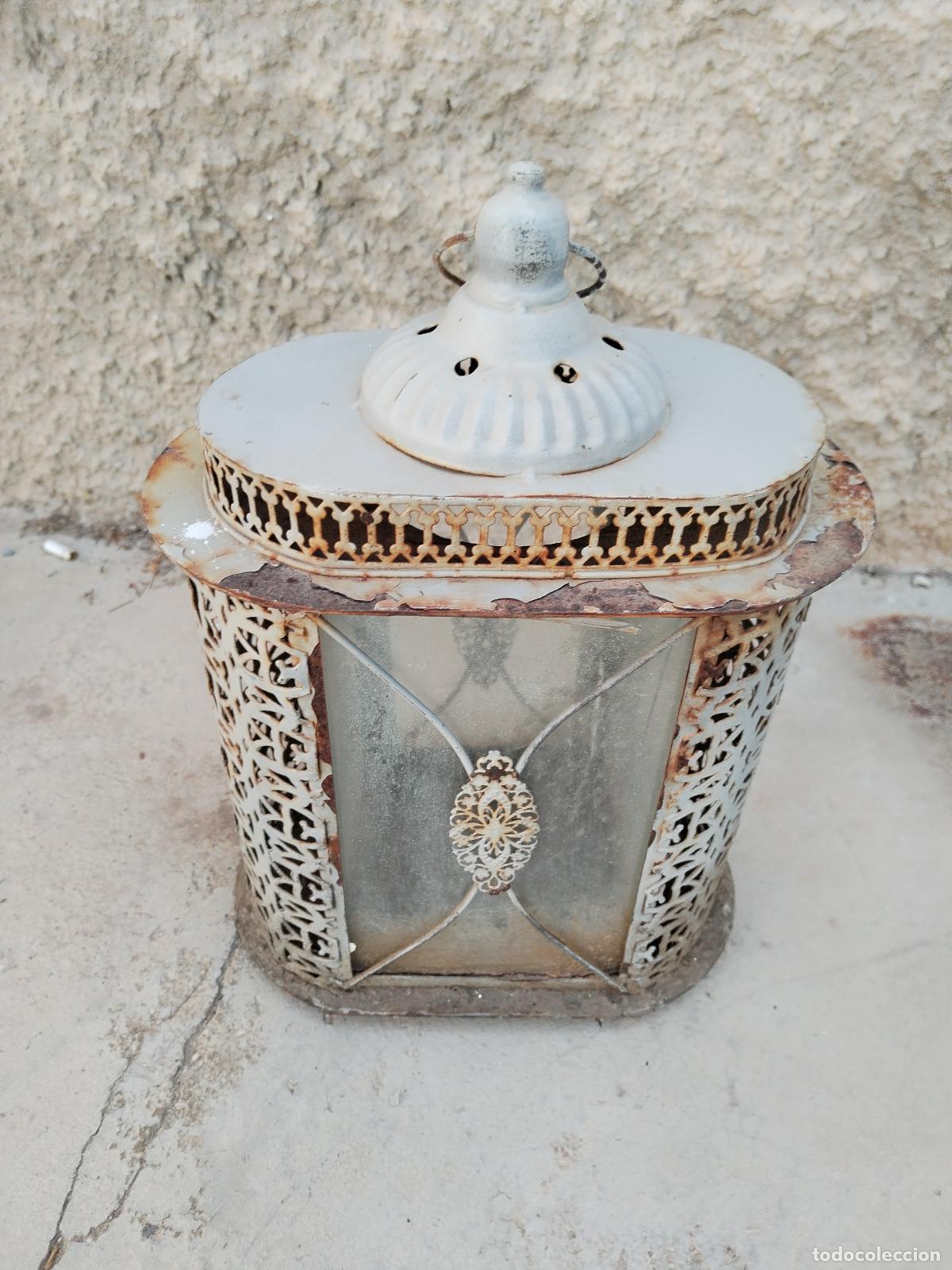 Vintage: farol metalico - Foto 3