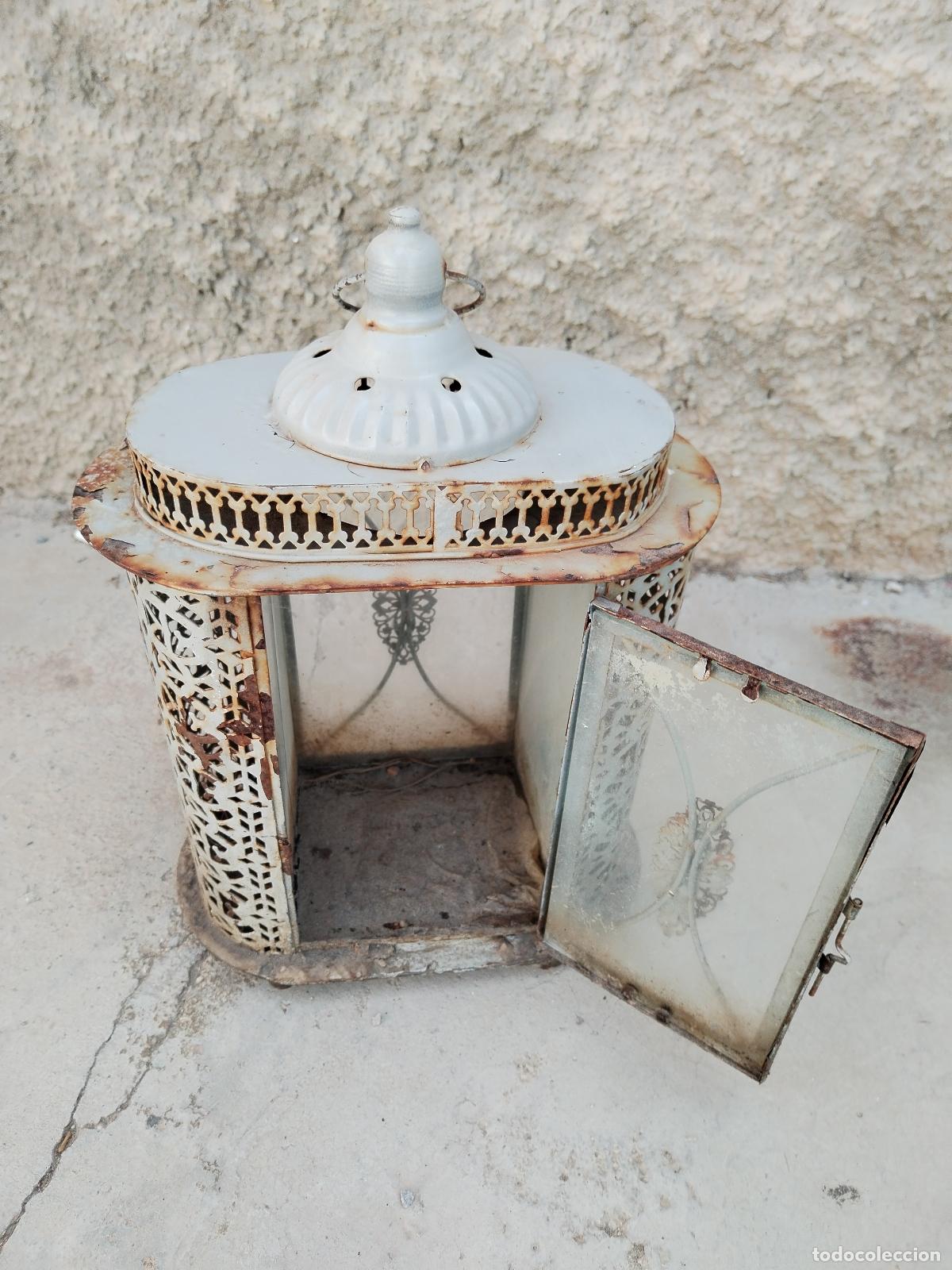 Vintage: farol metalico - Foto 4