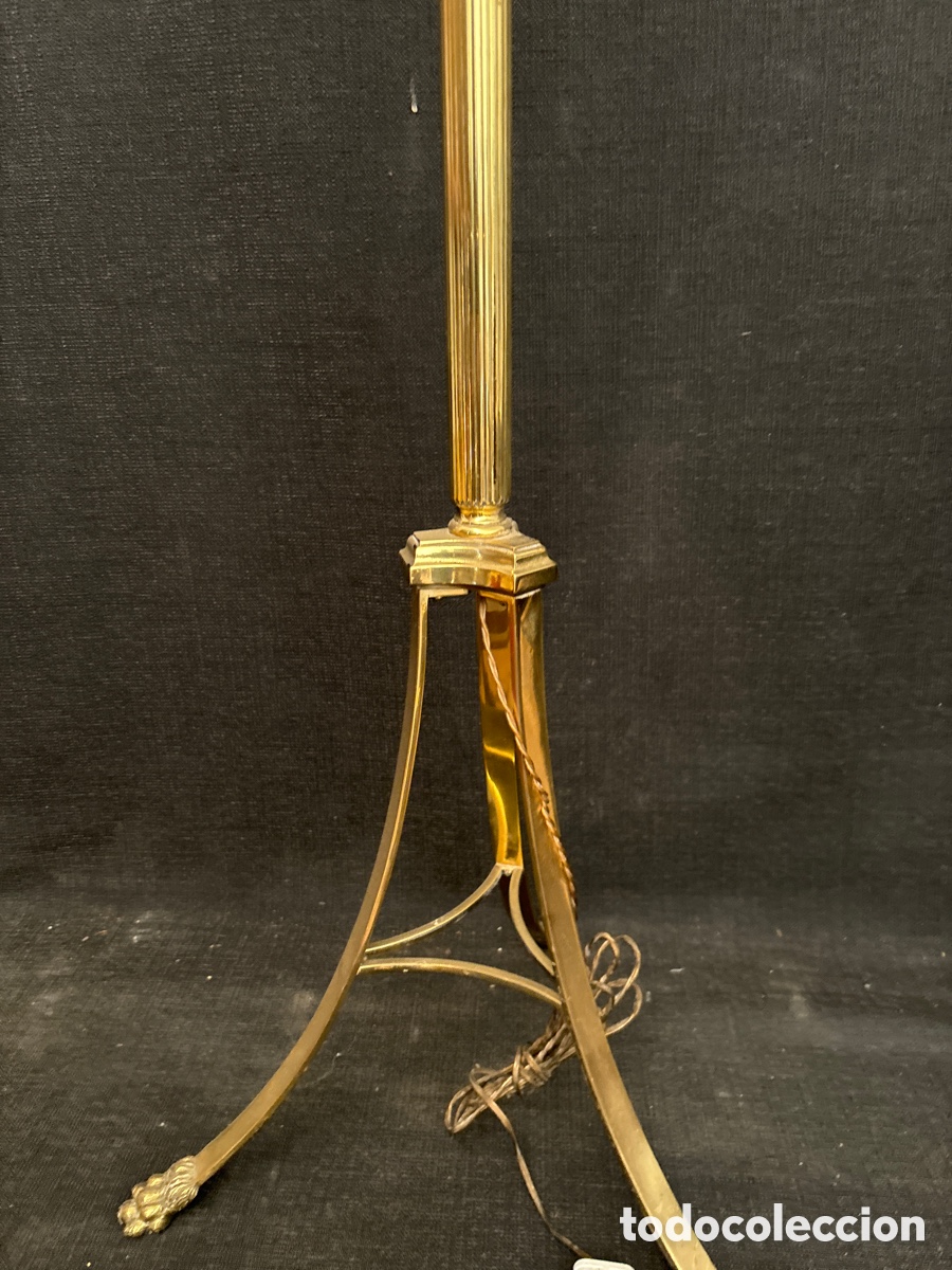 Vintage: L&aacute;mpara de bronce, Vintage - Foto 4