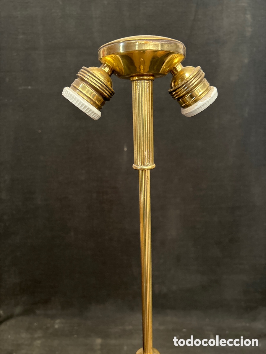 Vintage: L&aacute;mpara de bronce, Vintage - Foto 6