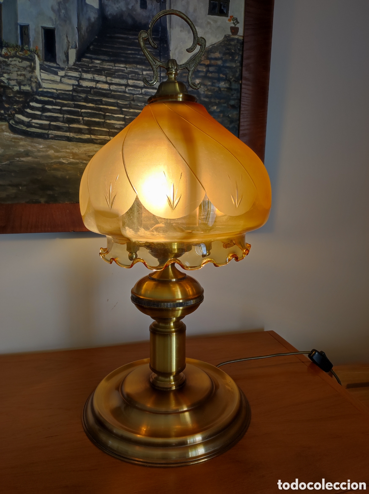 Vintage: L&aacute;mpara de mesa vintage - Foto 1