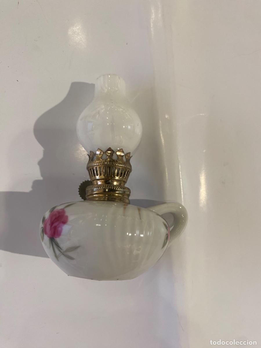 Vintage: L&aacute;mpara de Porcelana Peque&ntilde;a - Foto 4