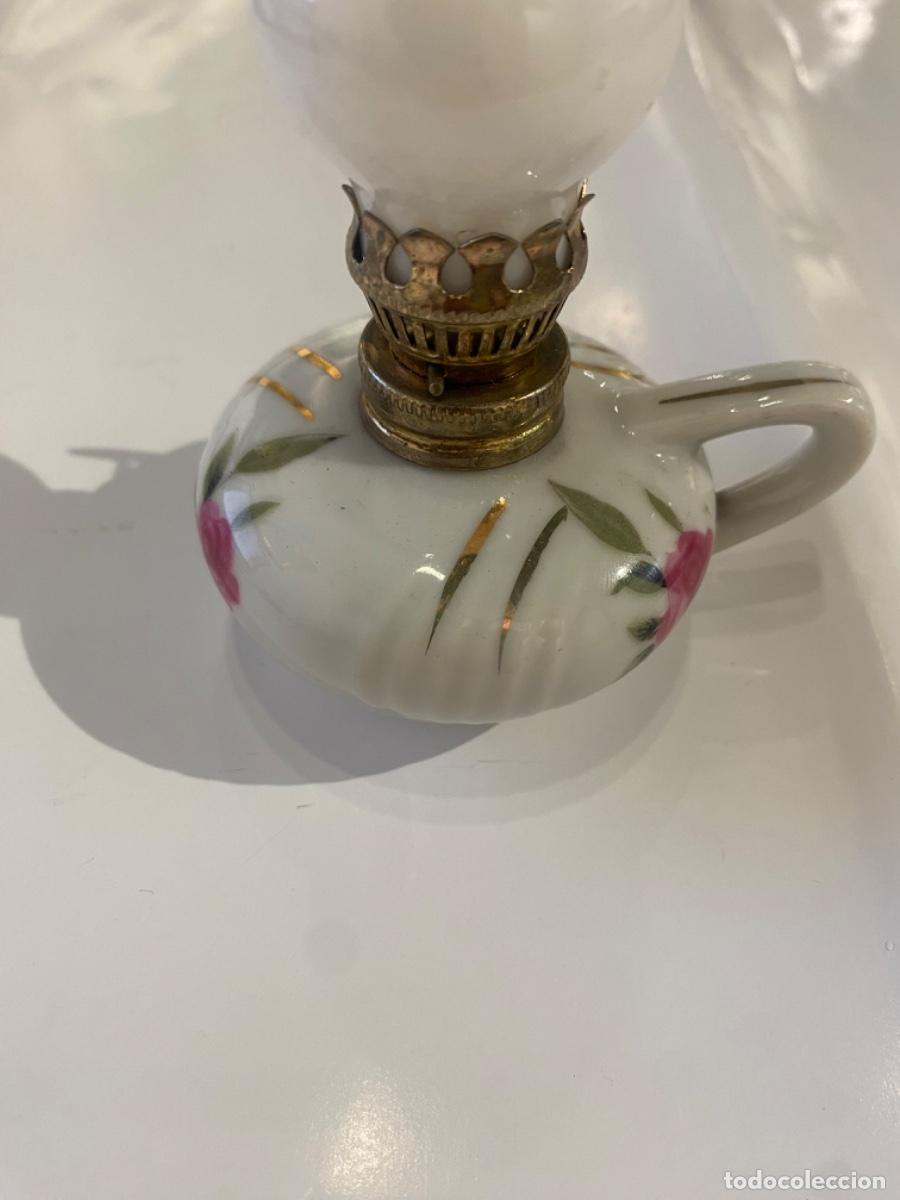 Vintage: L&aacute;mpara de Porcelana Peque&ntilde;a - Foto 5