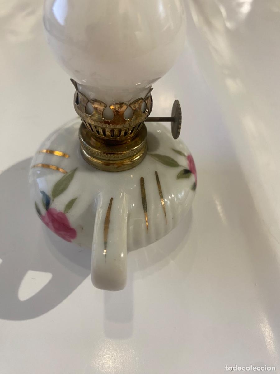 Vintage: L&aacute;mpara de Porcelana Peque&ntilde;a - Foto 6
