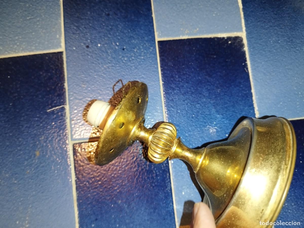 Vintage: Lampara mesita de metal - Foto 3
