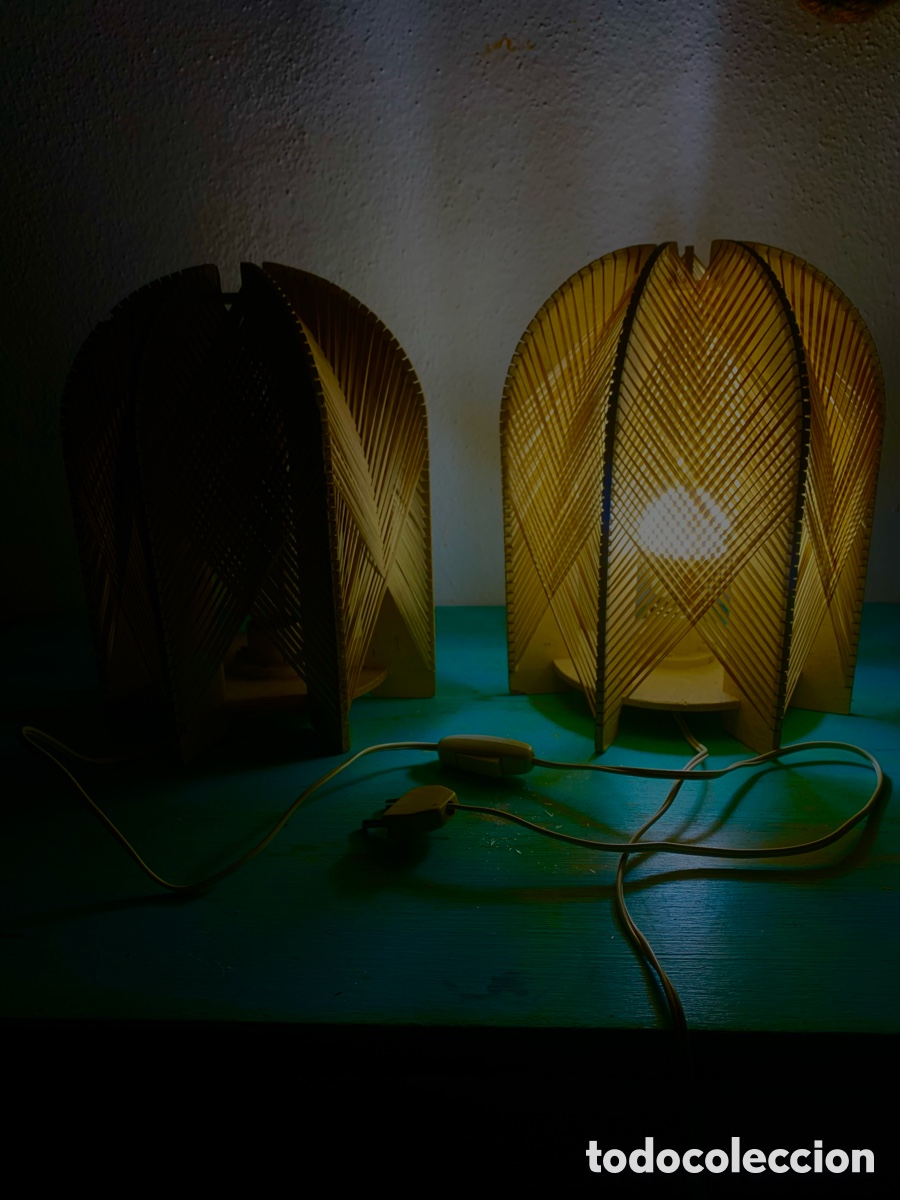 Vintage: L&Aacute;MPARAS N&Oacute;RDICAS DE MESA - Foto 8