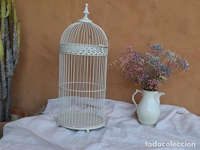 Vintage: farol-jaula de metal - Foto 1