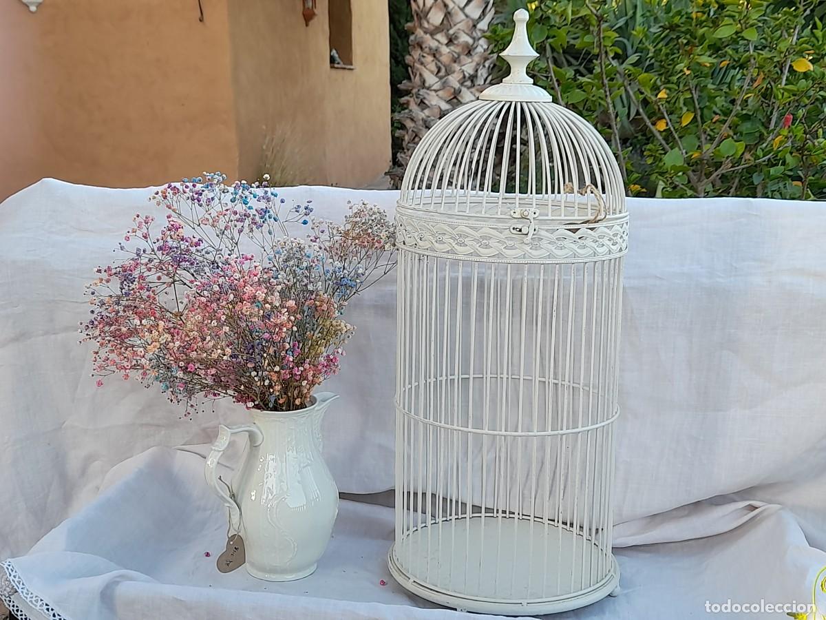 Vintage: farol-jaula de metal - Foto 2