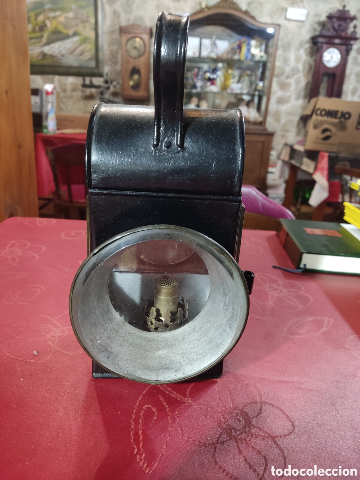 Vintage: Antiguo farol ( altura 26 cm ) - Foto 1