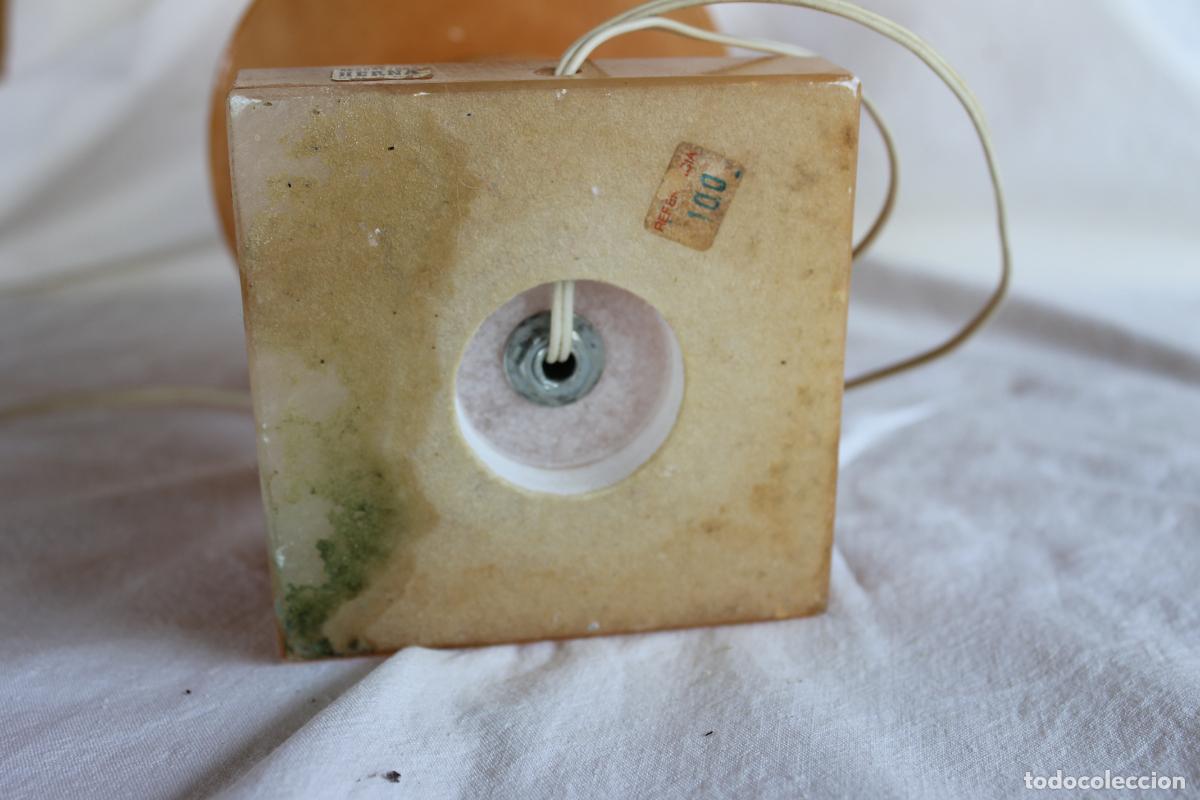 Vintage: LAMPARA VINTAGE ALABASTRO TALLADA - Foto 10
