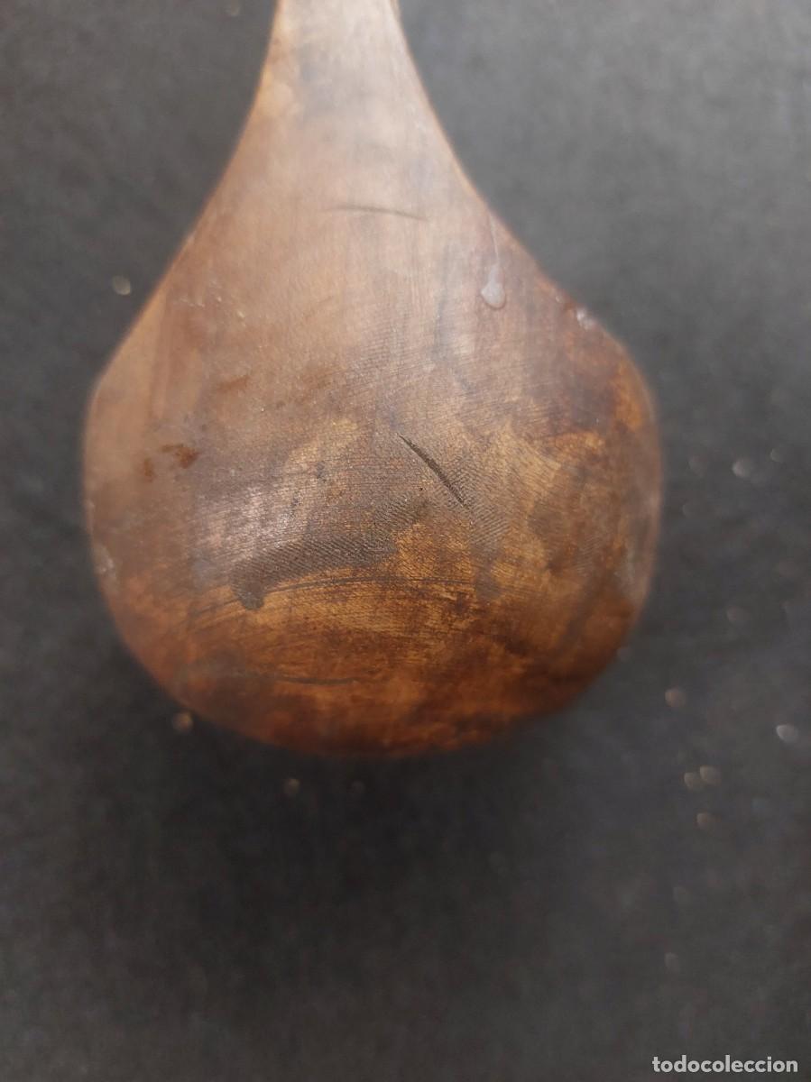 Vintage: PORTAVELAS DE MADERA ANTIGUOS - Foto 5