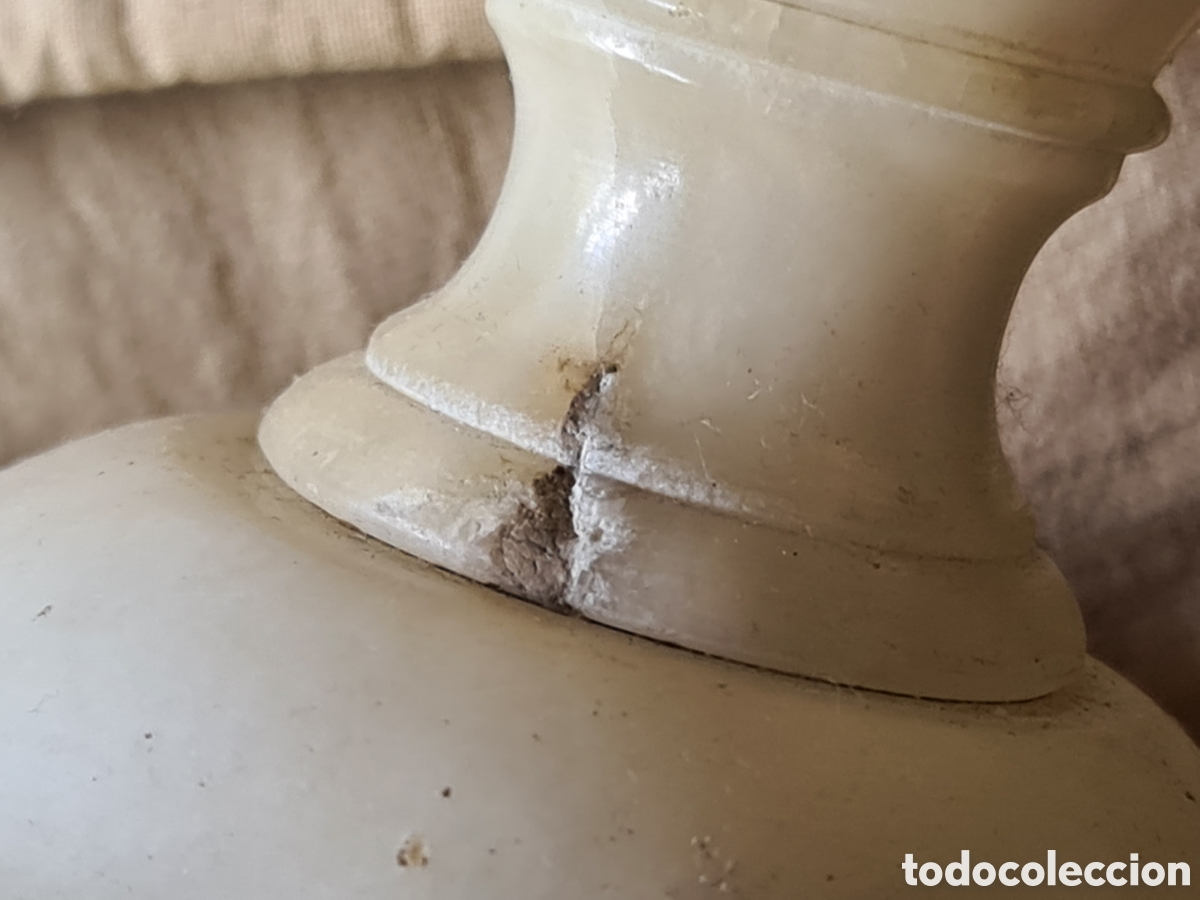 Vintage: Lampara de sobremesa con pie de marmol - Foto 9