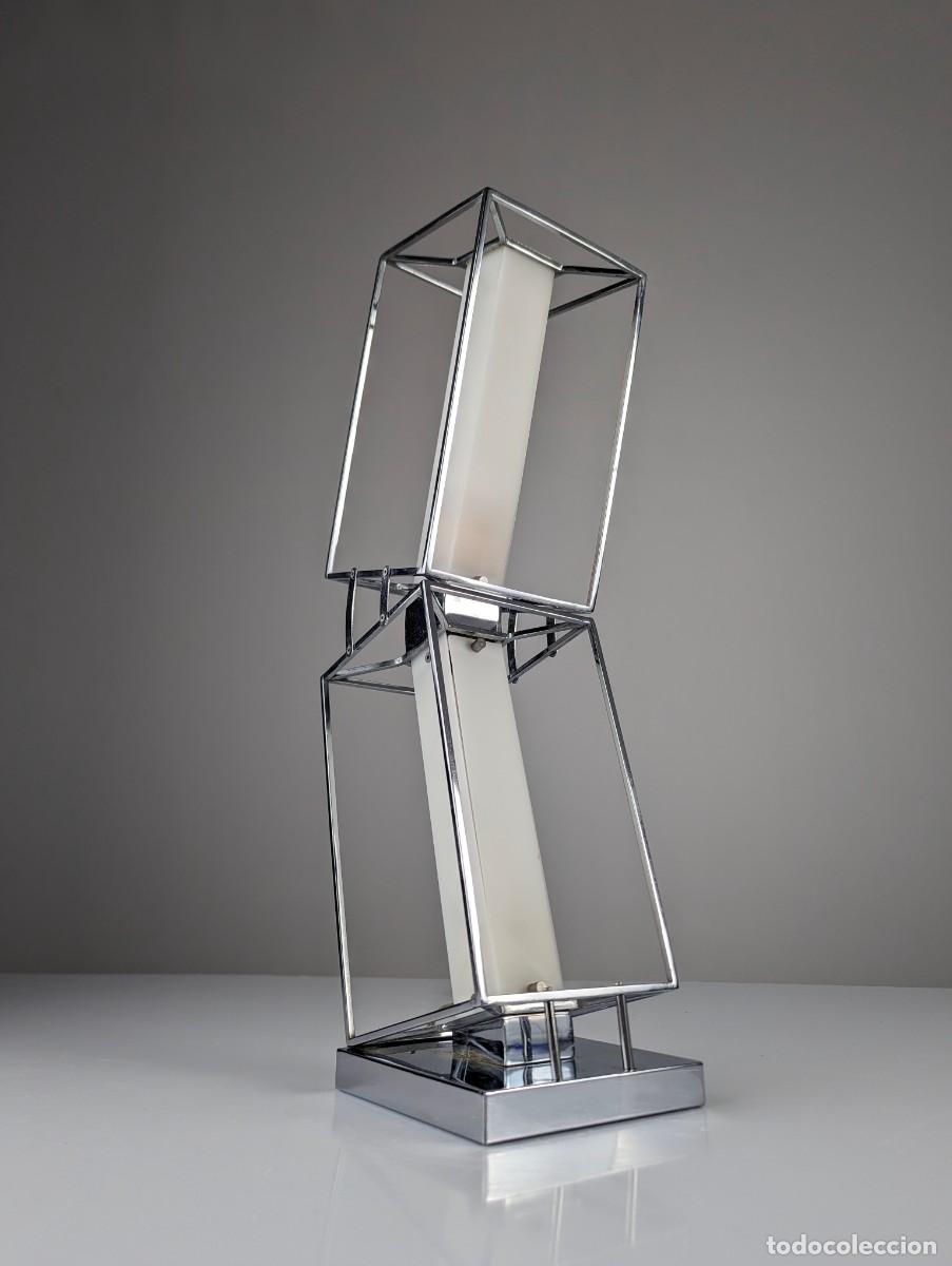 Vintage: L&aacute;mpara de mesa arquitect&oacute;nica de dise&ntilde;o 20th century - Foto 9