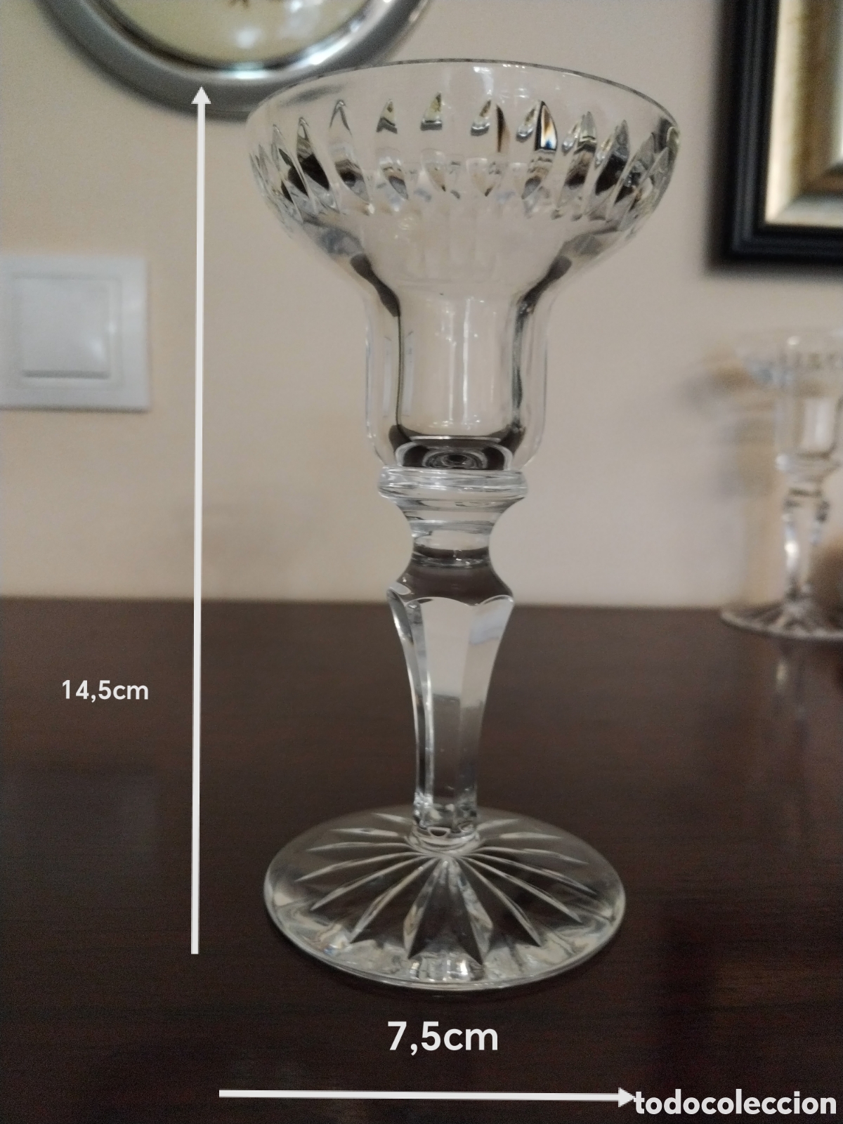 Vintage: Candelabros cristal tallado Atlantis - Foto 2