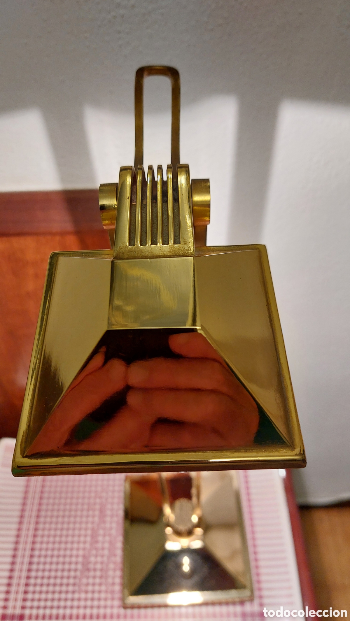Vintage: Gran Lampara de bronce de escritorio - Foto 3