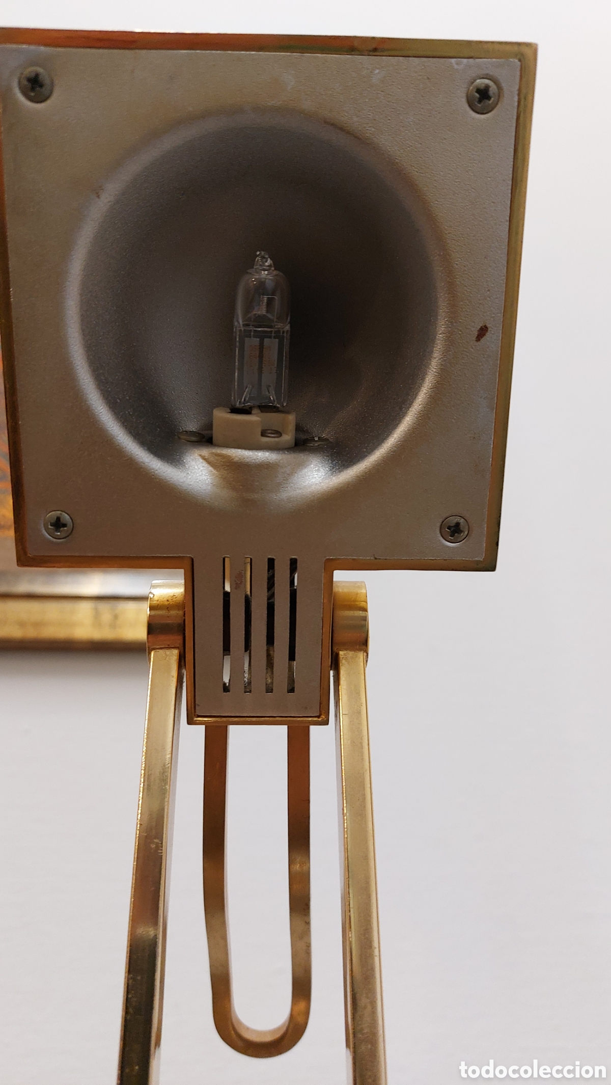 Vintage: Gran Lampara de bronce de escritorio - Foto 5