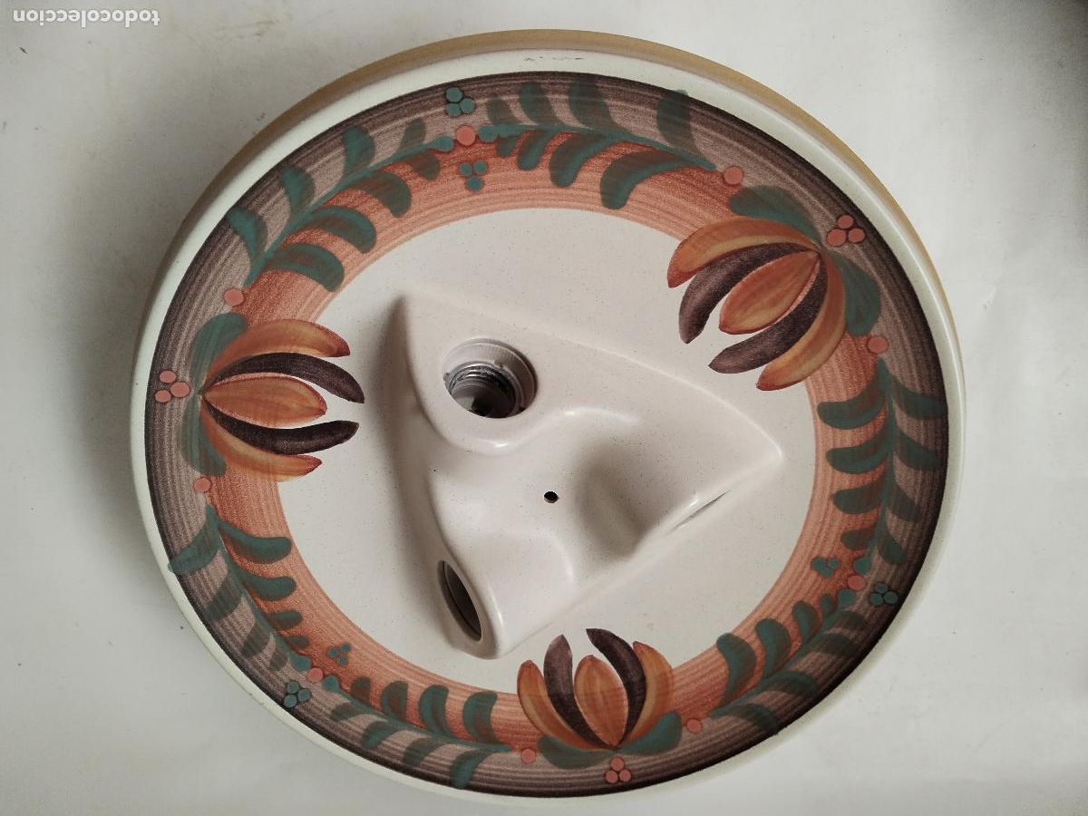 Vintage: lampara de techo en ceramica portaceli - Foto 5