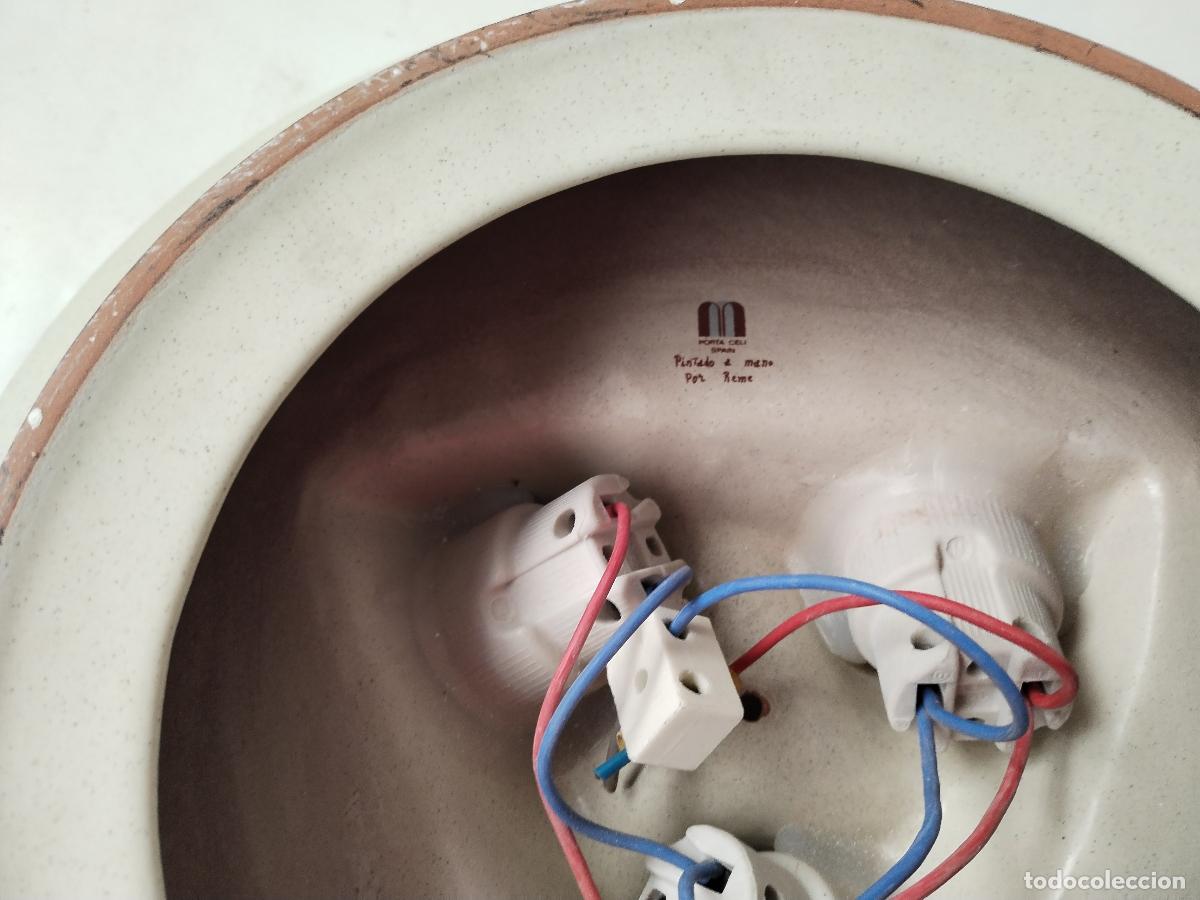 Vintage: lampara de techo en ceramica portaceli - Foto 7