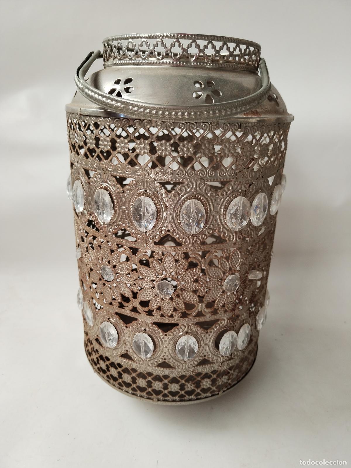 Vintage: lampara farol de metal - Foto 1