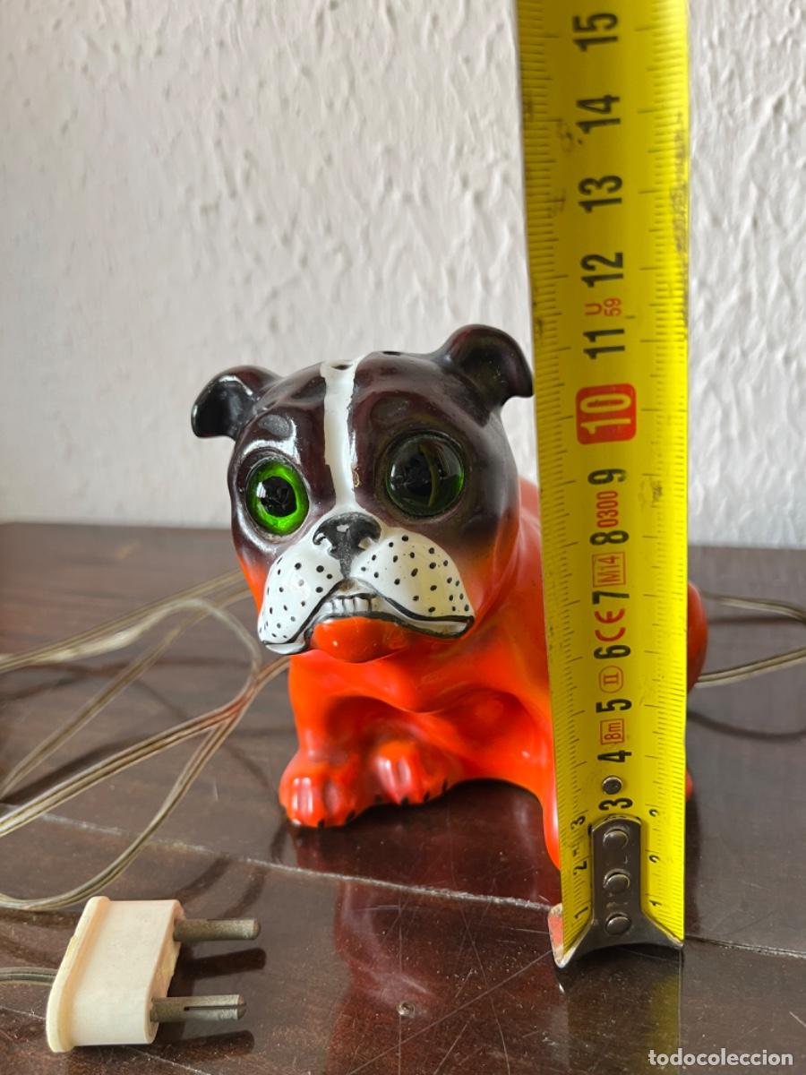 Vintage: L&aacute;mpara de mesa Art Deco perro - Foto 2