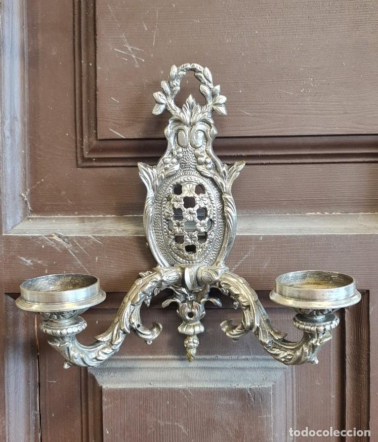Vintage: Aplique de pared 2 velones - Foto 1