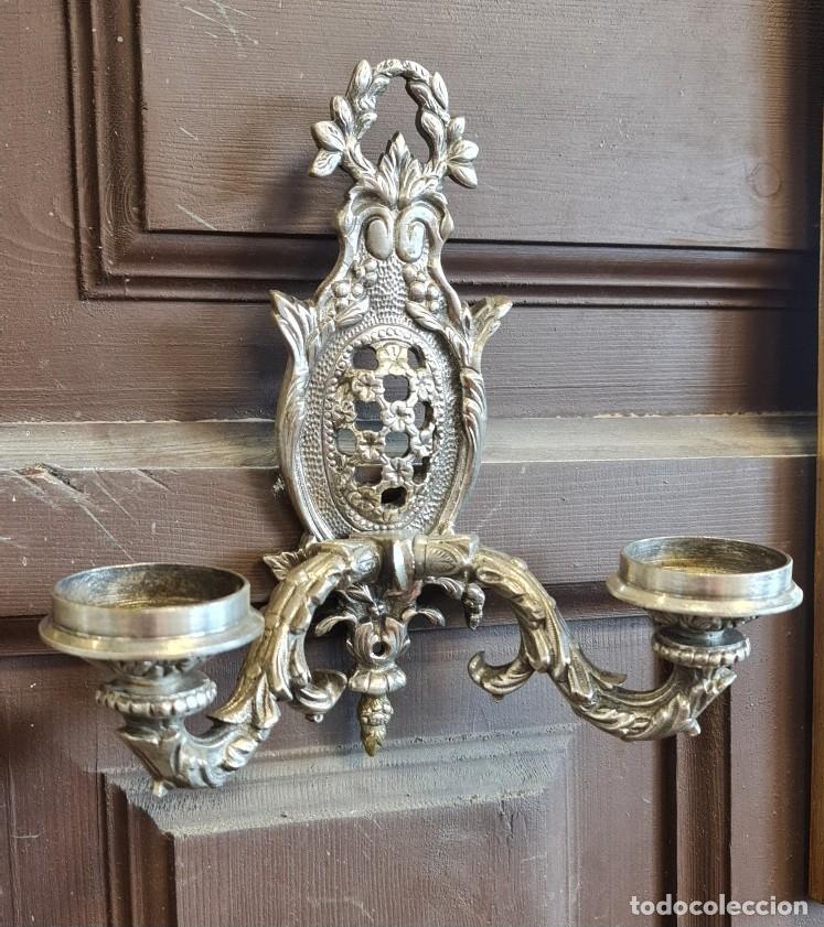 Vintage: Aplique de pared 2 velones - Foto 2
