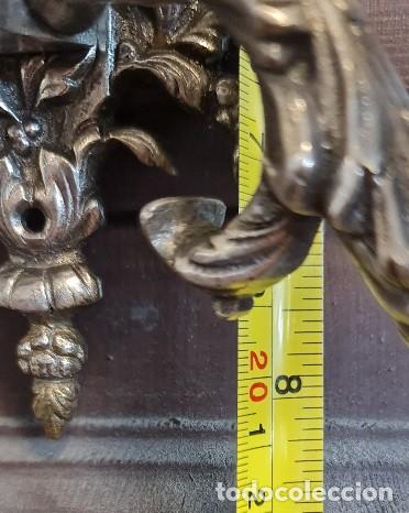 Vintage: Aplique de pared 2 velones - Foto 6