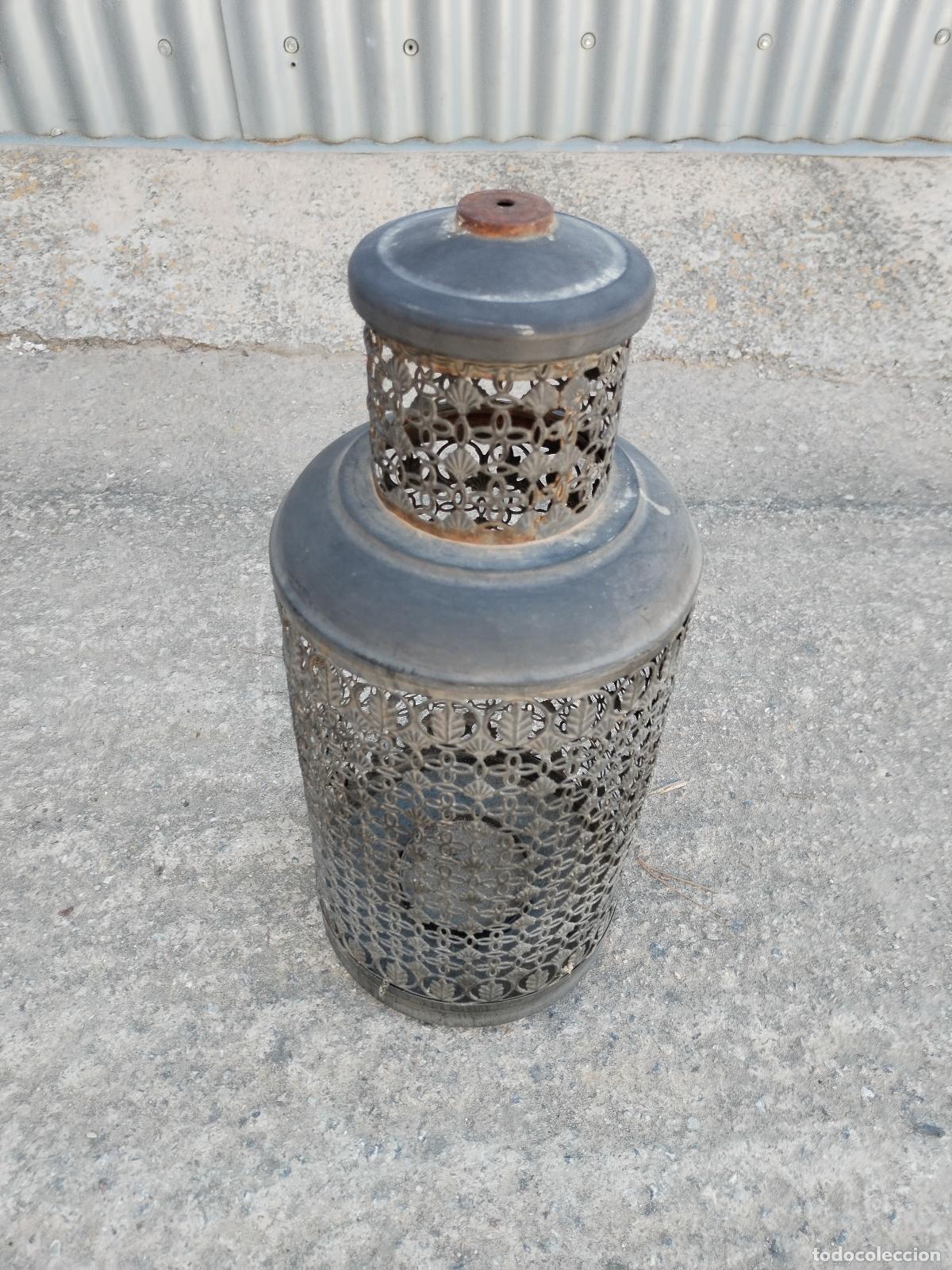 Vintage: farol de metal vintage - Foto 2