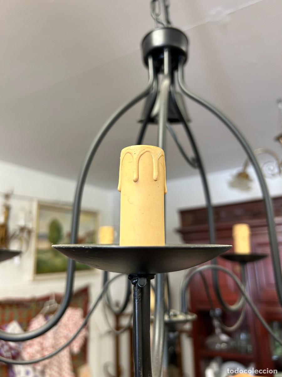 Vintage: L&aacute;mpara de techo Velas - Foto 3